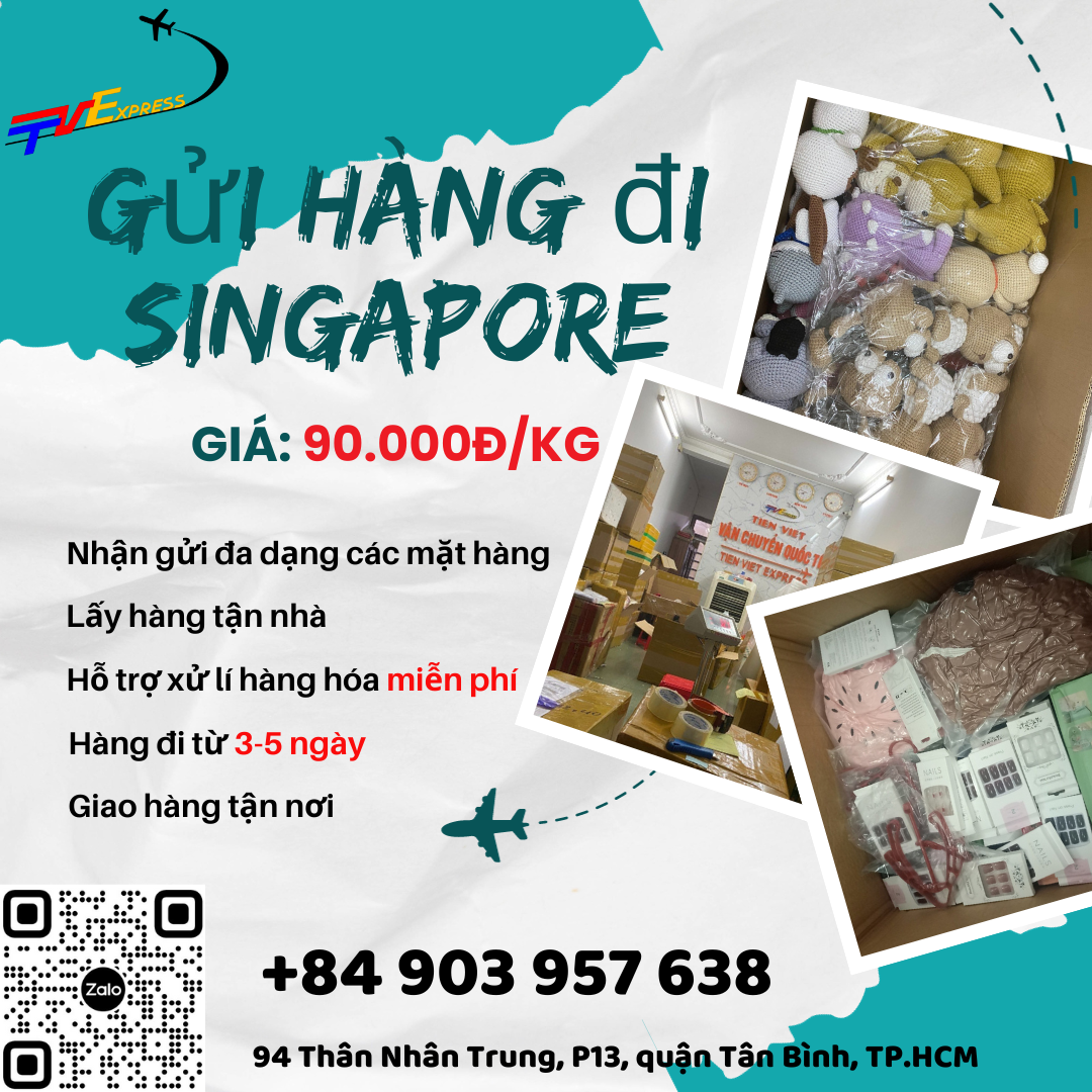 Gửi hàng đi Singapore